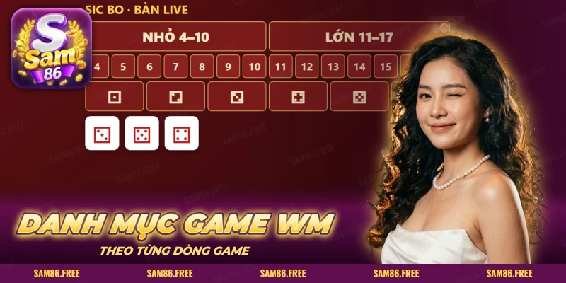 Bàn Sic Bo live với bảng cược các mặt xúc xắc và ba viên xúc xắc