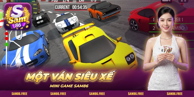 Một ván mini game Siêu Xế SAM86 diễn ra theo mấy bước