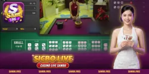 Sicbo live SAM86 – bàn xúc xắc trong sảnh Casino Live