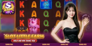 Slot Little Farm SAM86: lưới cuộn trang trại với thỏ, heo và chó nhà