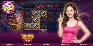 Slot Ninja SAM86 với lưới Ninja Ways, lưỡi kiếm và phi tiêu