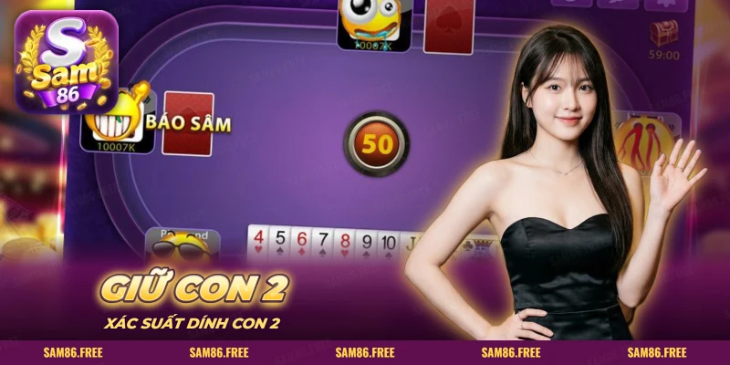 Bàn Sâm Lốc trực tuyến với nút báo sâm và bài trên tay người chơi